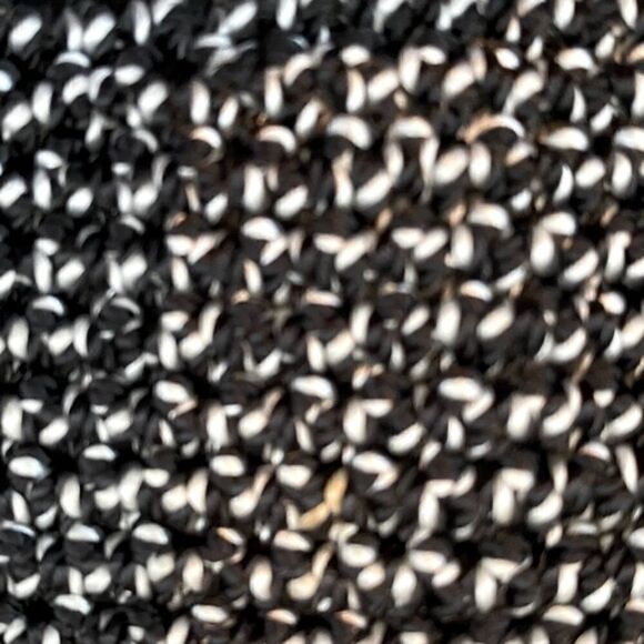 SAK Original Crochet Shoulder Purse/Bag in Black & White. Good Condition - Picture 12 of 14